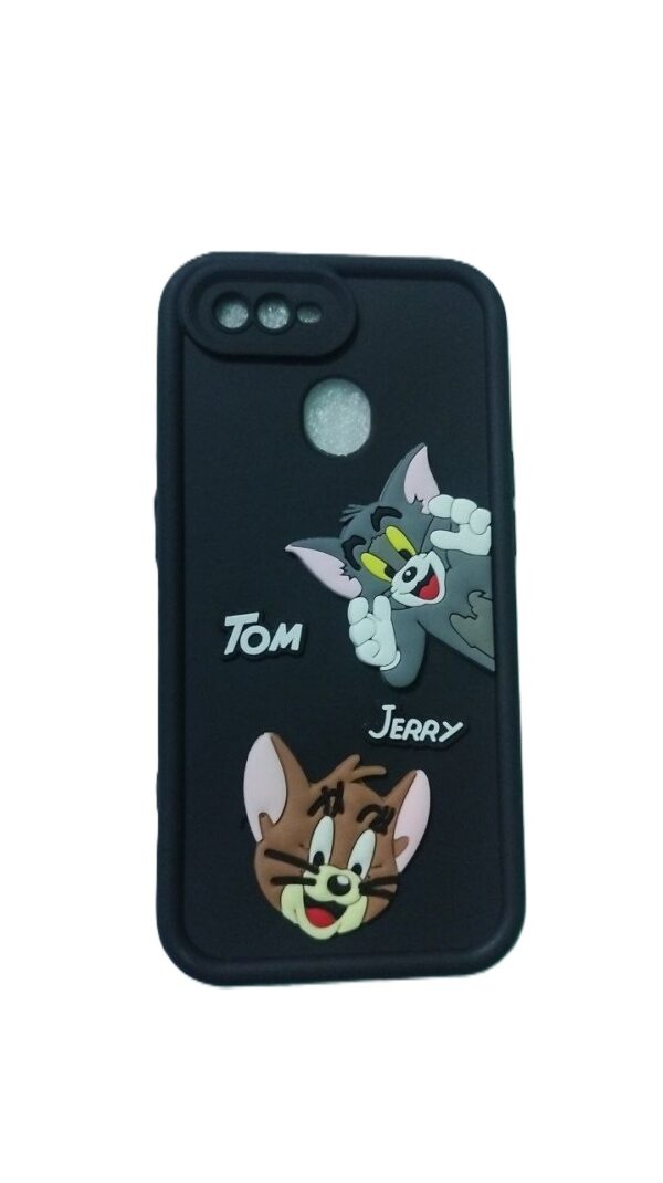 Tom & Jerry Cartoon Back Cover for Samsung A12 / Samsung M12 / Samsung F12 – Flexible Silicone Case