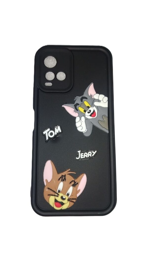Tom & Jerry Cartoon Back Cover for Vivo Y21 / Vivo Y21e /Vivo Y21A – Soft TPU Shockproof Case