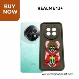 Realme 13+ Tom & Jerry Cartoon Printed Soft Back Cover – Fun & Protective Silicone Case
