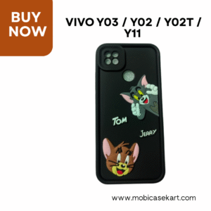 Redmi 9C Tom & Jerry Cartoon Printed Soft Back Cover – Fun Silicone Case for Kids & Fans